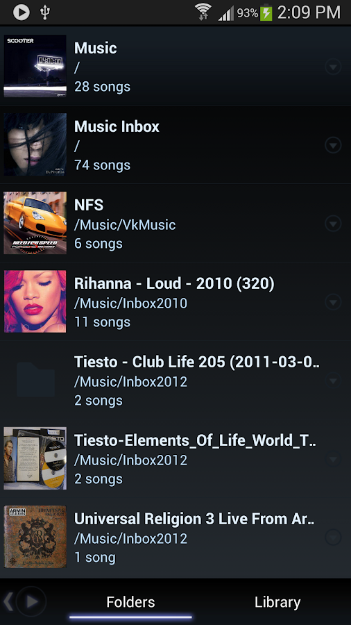 Poweramp - screenshot