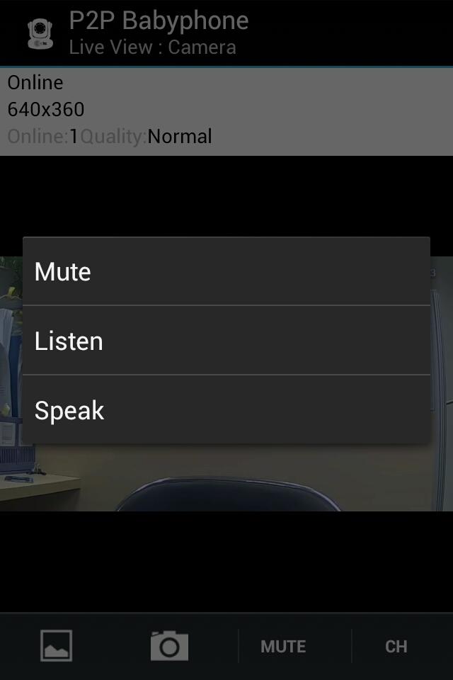 P2P Babyphone Screen 3