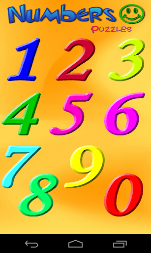 Numbers Puzzles for kids