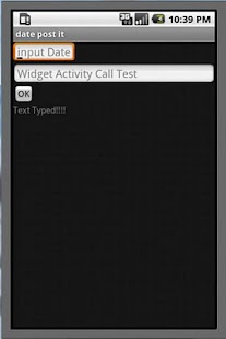 date memo text widget Screenshots 1