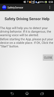 Driving Sensor Screenshots 1