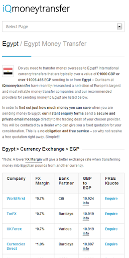 Egypt Transfer EGP