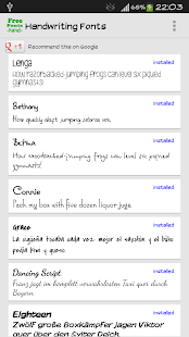 Handwriting Fonts for Flipfont Screenshots 0