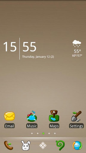 Quaint Go Launcher EX Theme v1.6