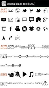 How to download Minimal Black Text THEME PAID 1.0.2 unlimited apk for laptop