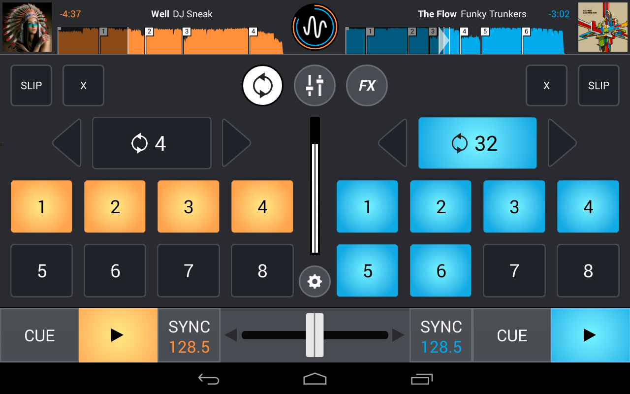 Cross DJ - Mix your music - screenshot