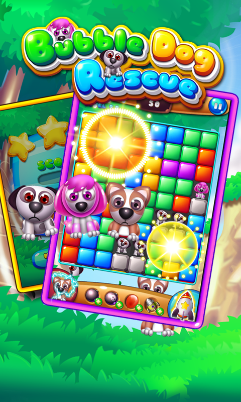 Android application Bubble Dog Rescue screenshort