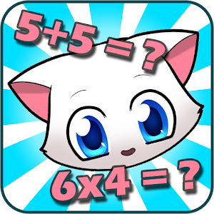Math Games with Kitten  Icon