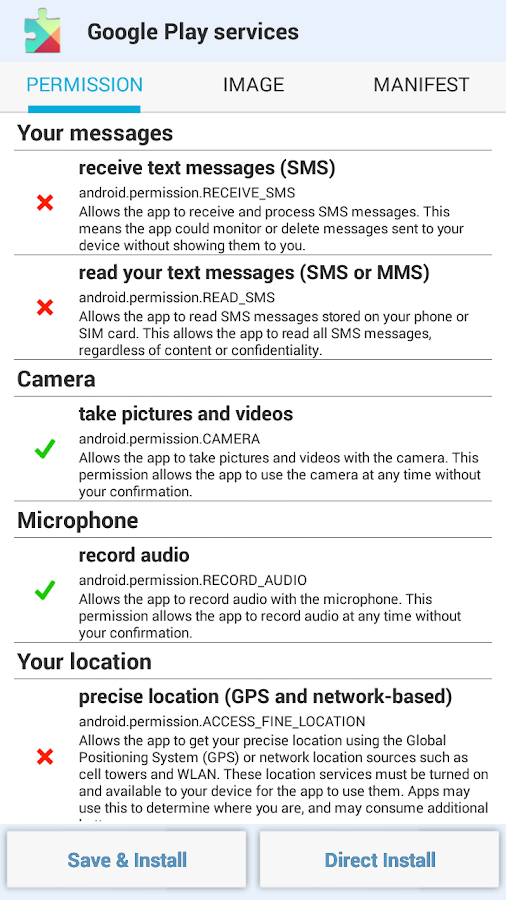 APK Permission Remover (Pro) - screenshot