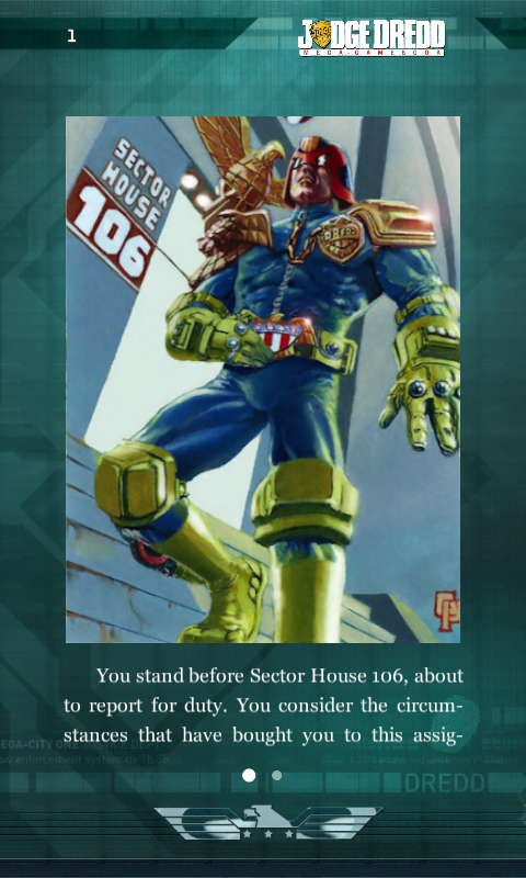 Android application Judge Dredd: Countdown Sec 106 screenshort