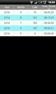 Call Log Report Generator - náhled