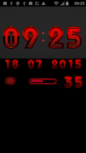 How to mod A-RED Digital Clock Widget 2.60 unlimited apk for bluestacks