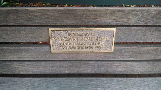 Stewart Beveridge Memorial Bench