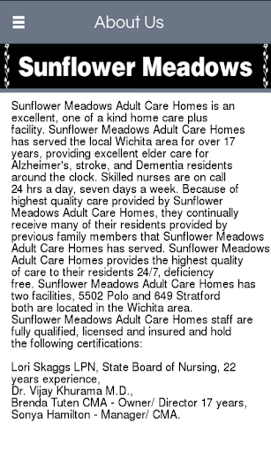 免費下載商業APP|Sunflower Meadows Adult Care app開箱文|APP開箱王