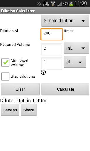 【免費工具App】Dilution Calculator (Free)-APP點子