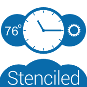 Stenciled Clock (UCCW Skin)  Icon