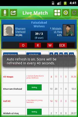 Cricket Live Score App - News