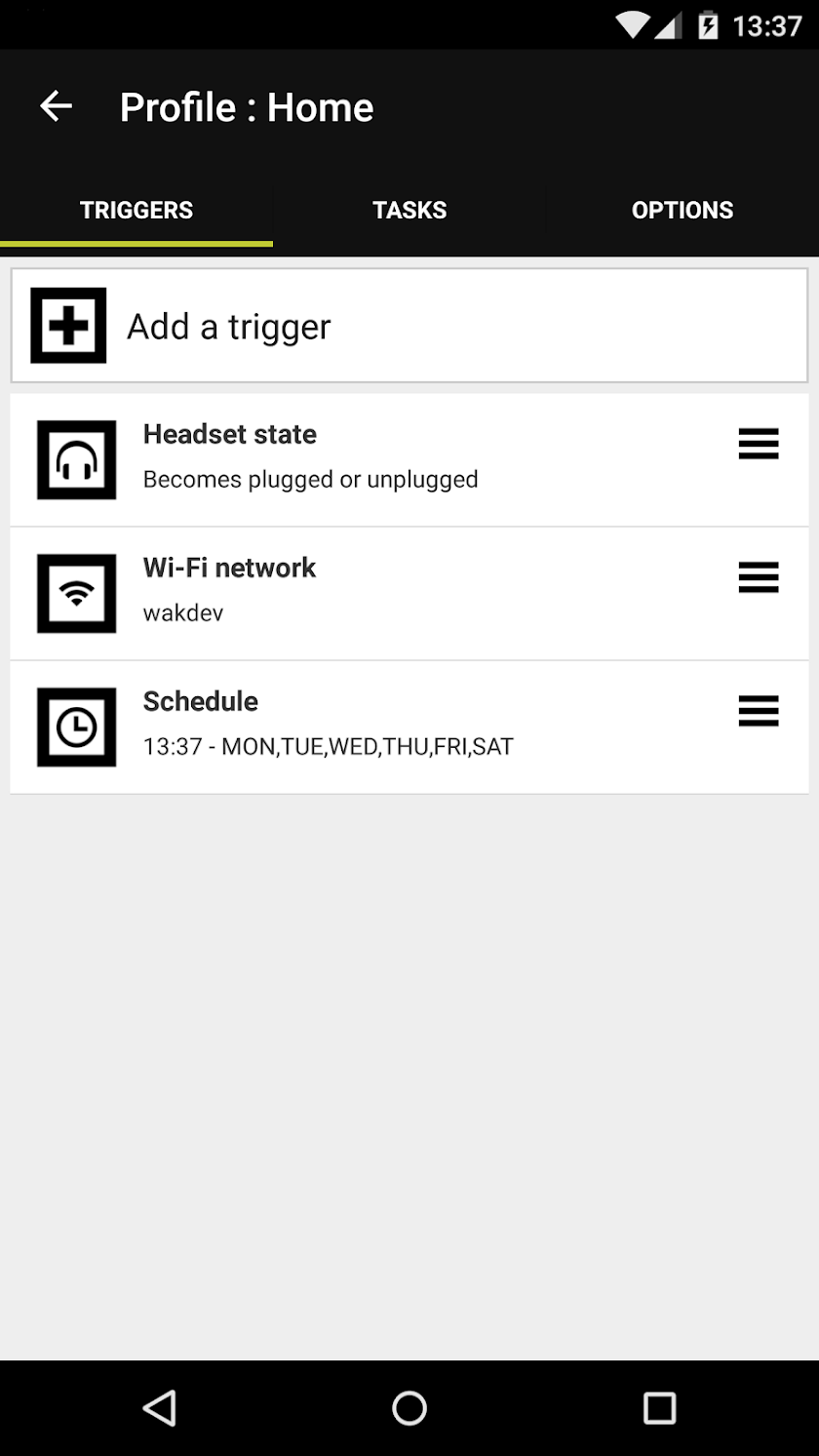 Droid Automation - Pro Edition Screen 2