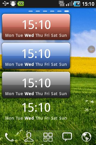 Caynax Digital Clock Widget v1.6