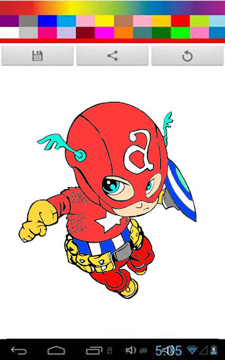 【免費動作App】Coloring Captain American-APP點子