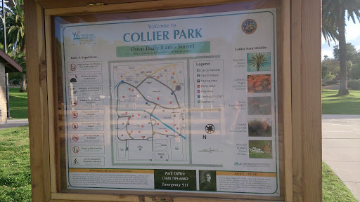 Collier Park Information Sign