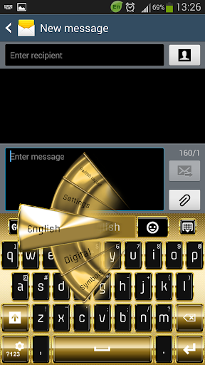 GO Keyboard Gold Rush