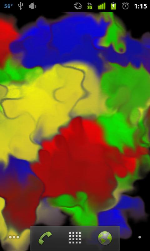 Samsung Finger Paint Full LWP Screen 2
