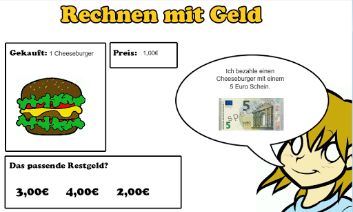 rechnen mit Geld Grundschule