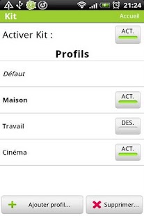Kit - Profile management Screenshots 0