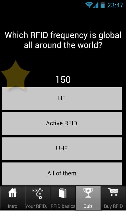 Tutorial for RFID Projects Screen 3