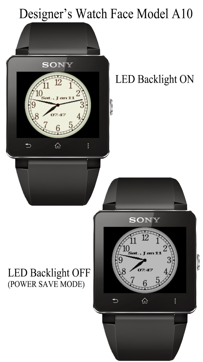 A10 WatchFace for SmartWatch2 Screen 3