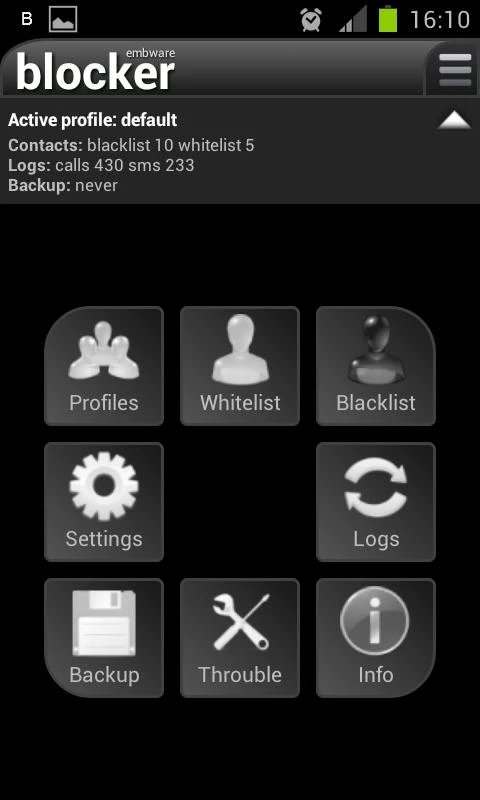 Call Blocker - screenshot