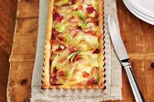 Potato, Green Onion &amp;amp; Bacon Tart
