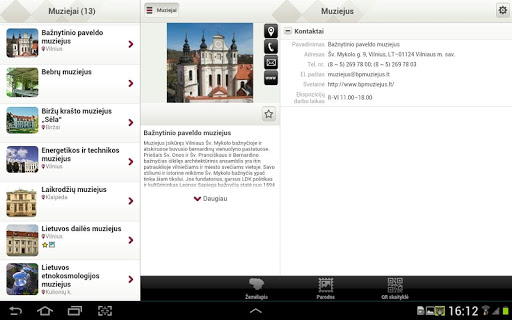 【免費旅遊App】Lietuvos muziejų E. gidas-APP點子