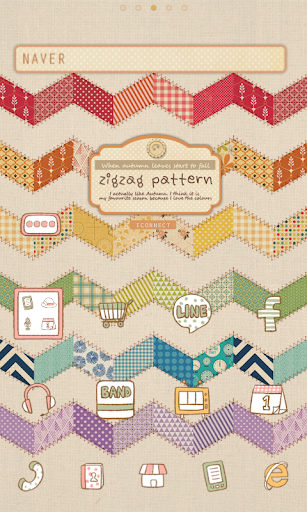 zigzag Dodol launcher theme