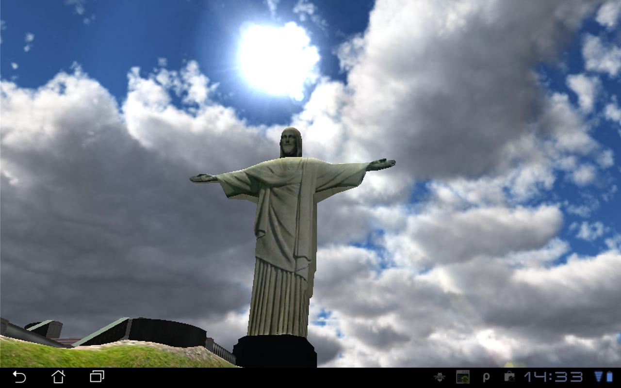 wallpaper android live symbol on Apps Android Play  3D the Google Christ  LWP Redeemer