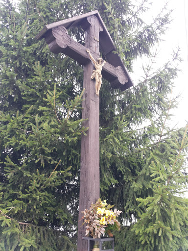 Cross At The Crossroad In Przeclaw