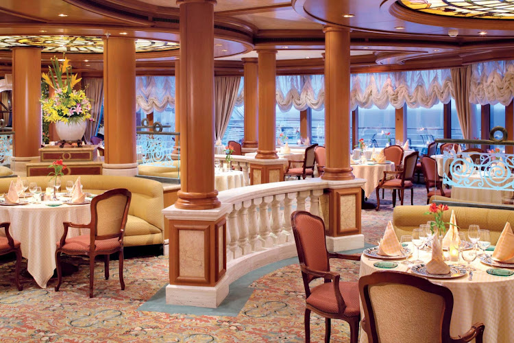 Sabitini's Italian Restaurant aboard your Princess ship offers guests a wide selection of Mediterranean dishes.
