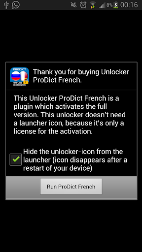 Unlocker ProDict French