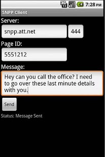 SNPP Client Screenshots 1