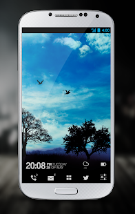 Blue Sky Pro Live Wallpaper Screenshot
