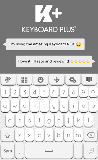 White Keyboard Theme