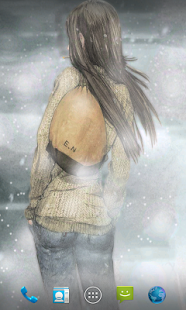 Free Winter Girl LiveWallpaper Free APK