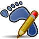 Walk N Text-Transparent Screen icon