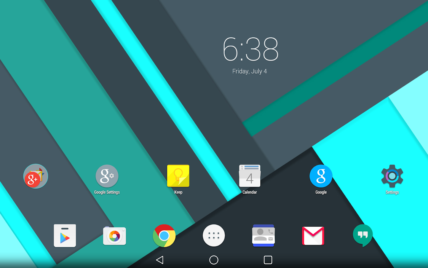 Android L Launcher Theme - screenshot