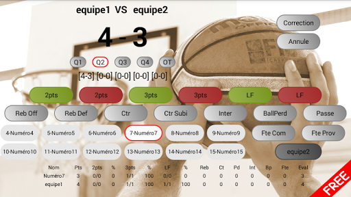 Stats Pro Basket Free