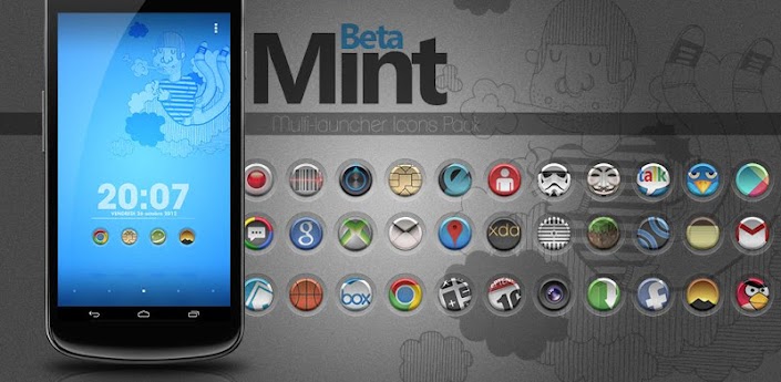 Mint Beta Icons Pack APK