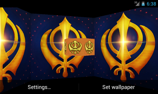 【免費個人化App】Khanda 3D Live Wallpaper-APP點子