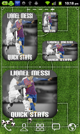 Lionel Messi FIFA Widget