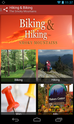 Hiking Biking Smoky Mountains